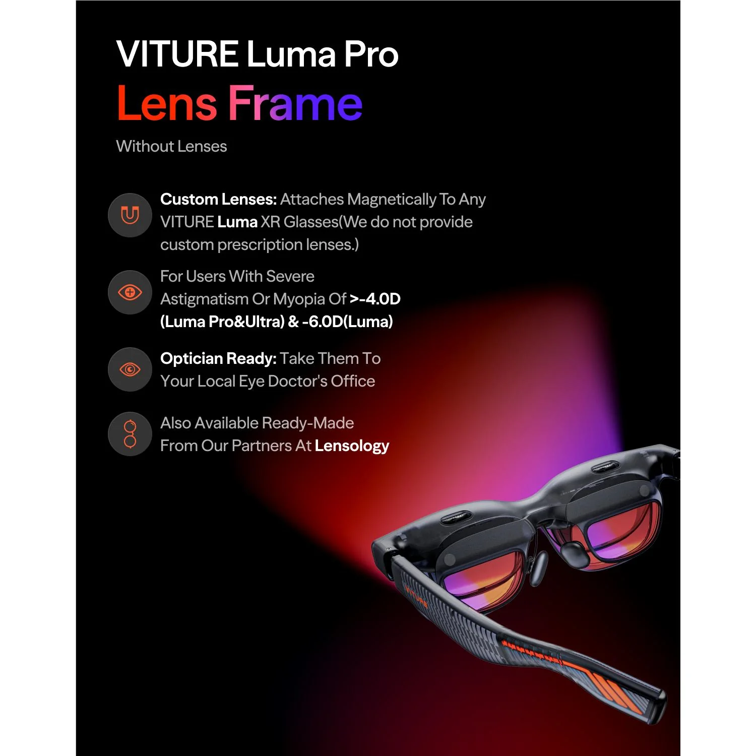 VITURE Luma Prescription Lens Frame-Regular - Image 4