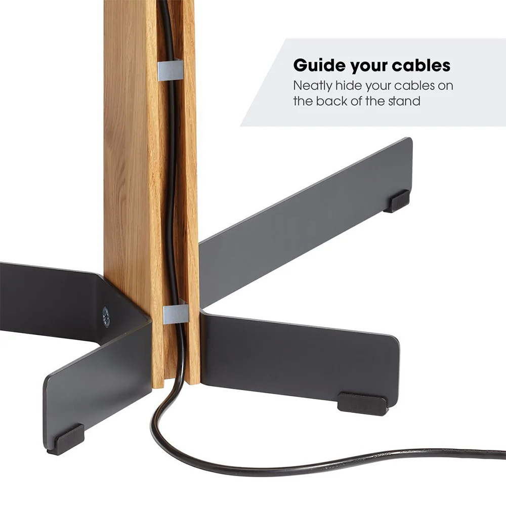 Vogel's TVS3695 Floor Stand For 40-77" LED TV (White) - Image 3