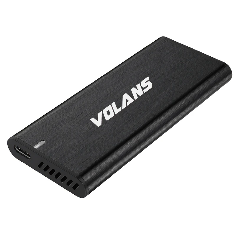 Volans Aluminium NVMe PCIe M.2 SSD to USB3.1 Gen 2 Type C Enclosure (VL-UCM2-S)