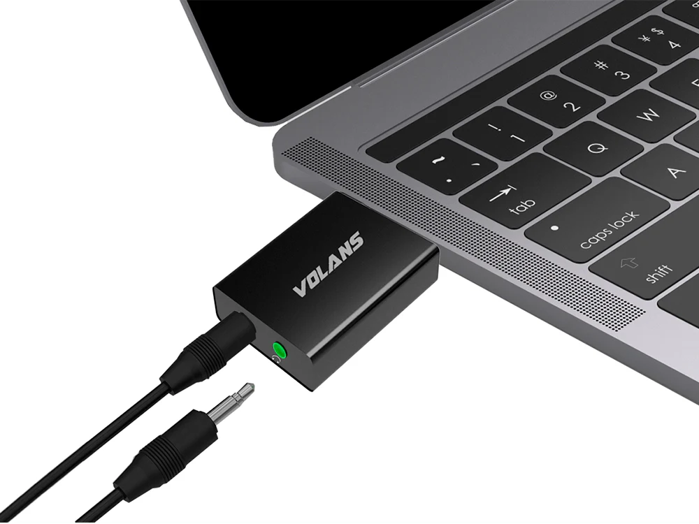 Volans Aluminium USB 3.0 Audio Adapter - VL-UA01 - Image 3