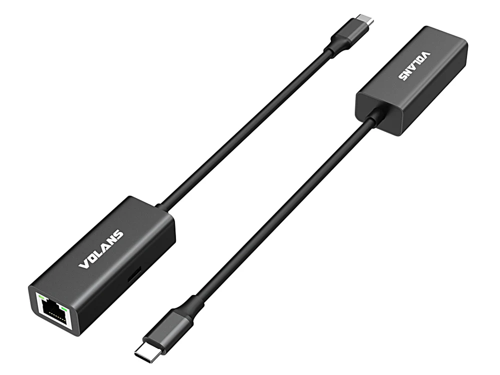 Volans VL-RJ45-CP Aluminium USB-C to Gigabit Ethernet Network Adapter - Image 2