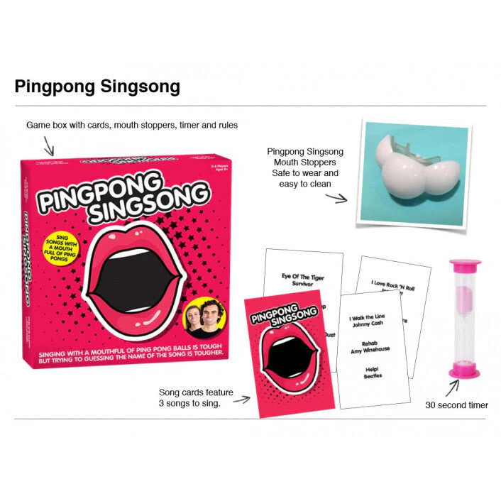 VR Distribution Ping Pong Sing Song Board Game - Image 2