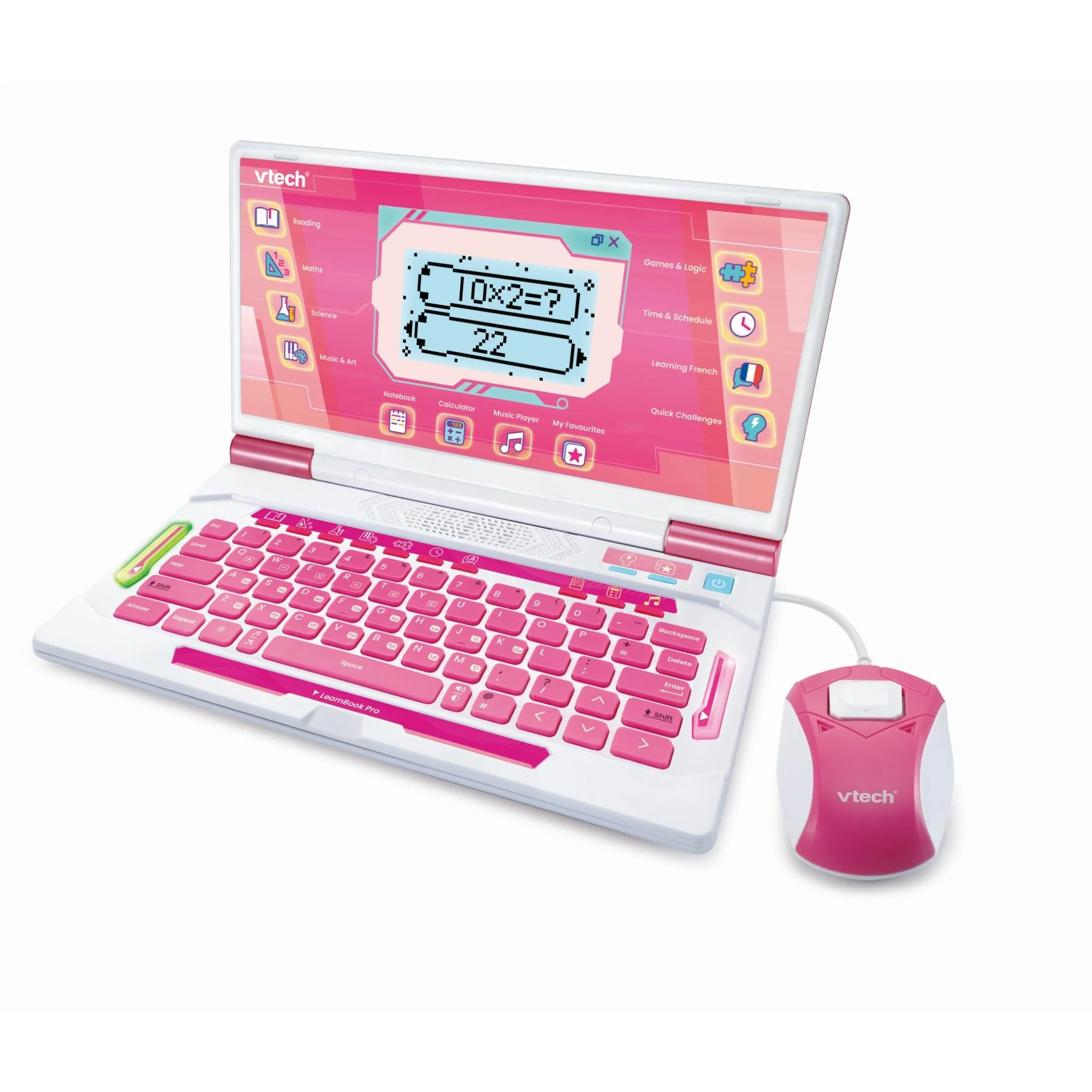 VTech LearnBook Pro Laptop (Pink) - Image 2