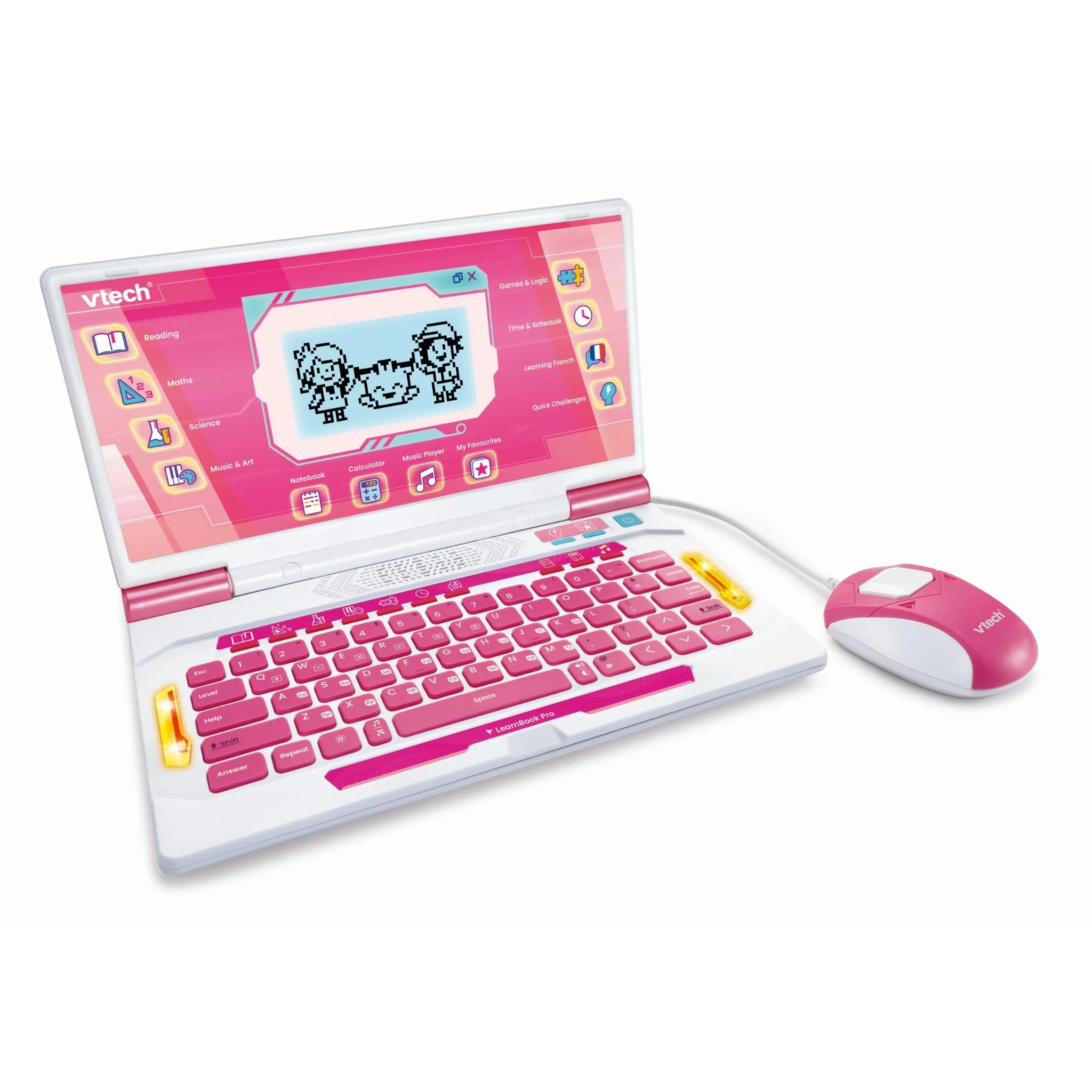 VTech LearnBook Pro Laptop (Pink) - Image 3