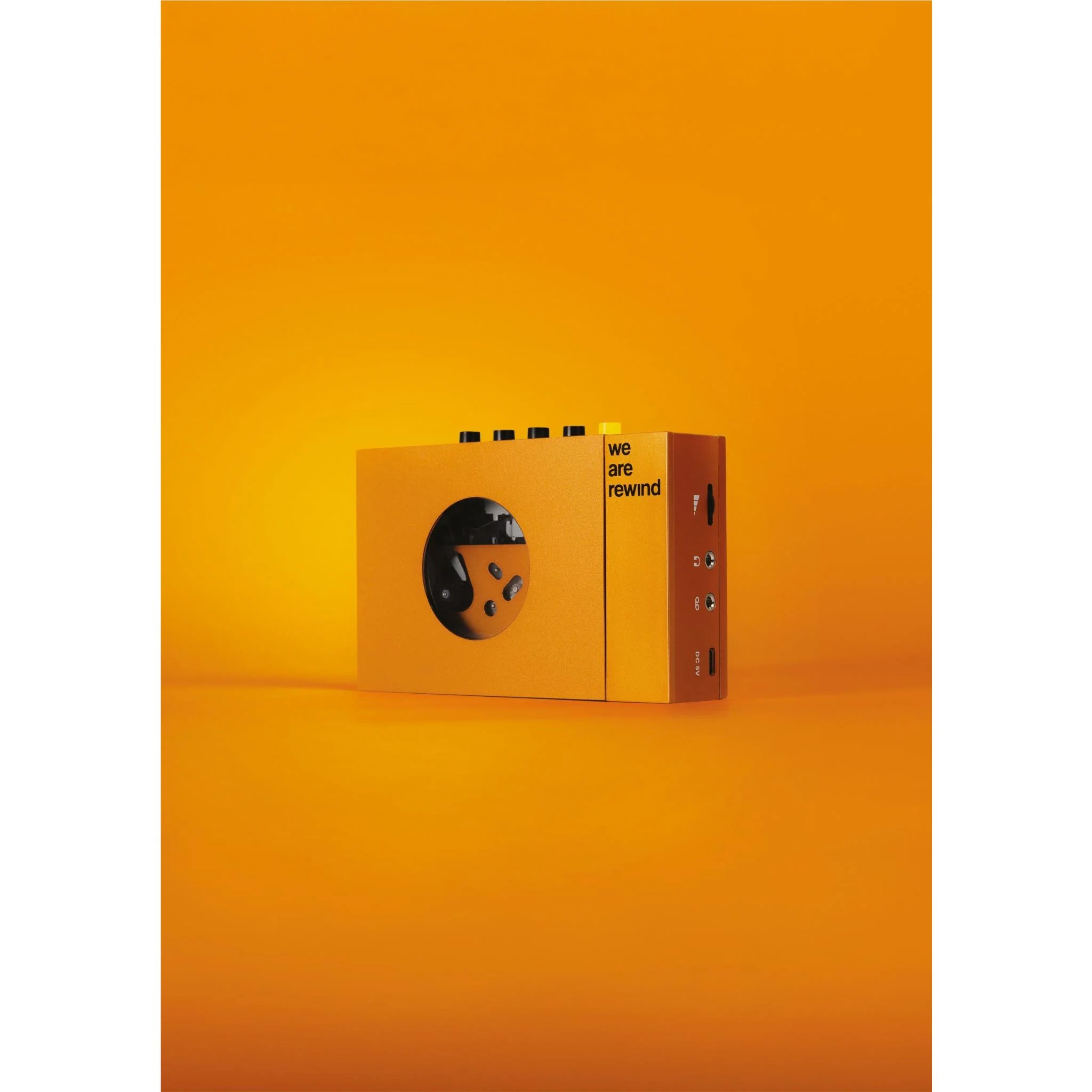 We Are Rewind Portable Bluetooth Cassette Player (Serge Orange) - Image 3