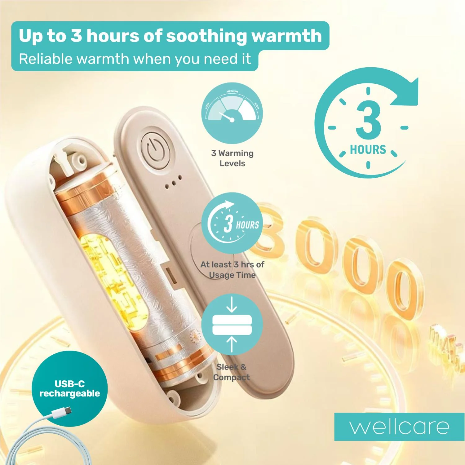 Wellcare Magnetic Hand Warmer - Image 6