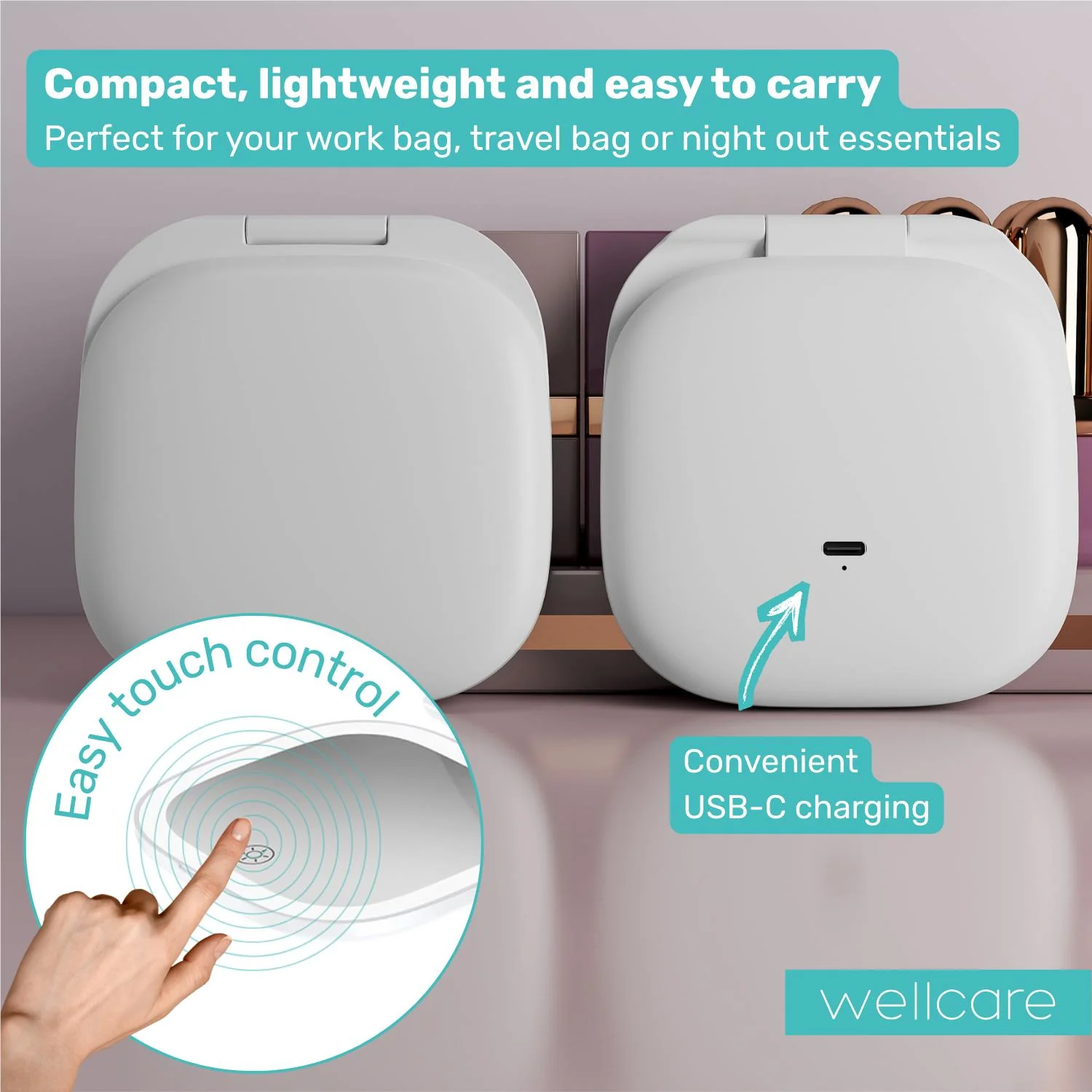 Wellcare Portable Makeup Mirror - Image 8