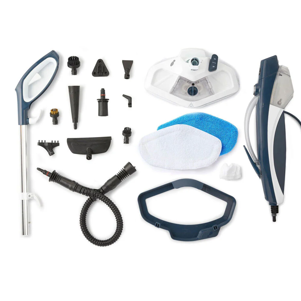Wertheim Dual Steam Plus 2-in-1 Floor Mop & Handheld Cleaner w/ Detergent Tank - Image 4