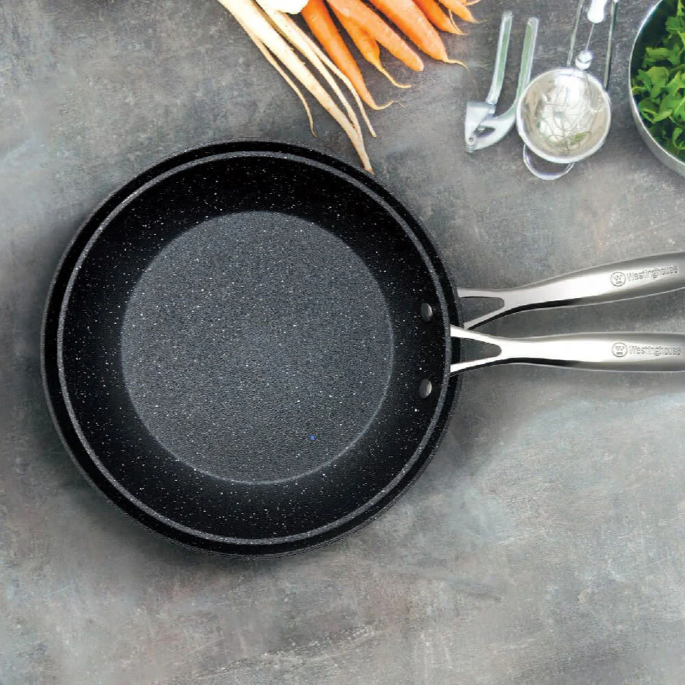 Westinghouse 2pc Frypan Set 24/28cm – Multi-Layer Non-Stick (Black) - Image 8