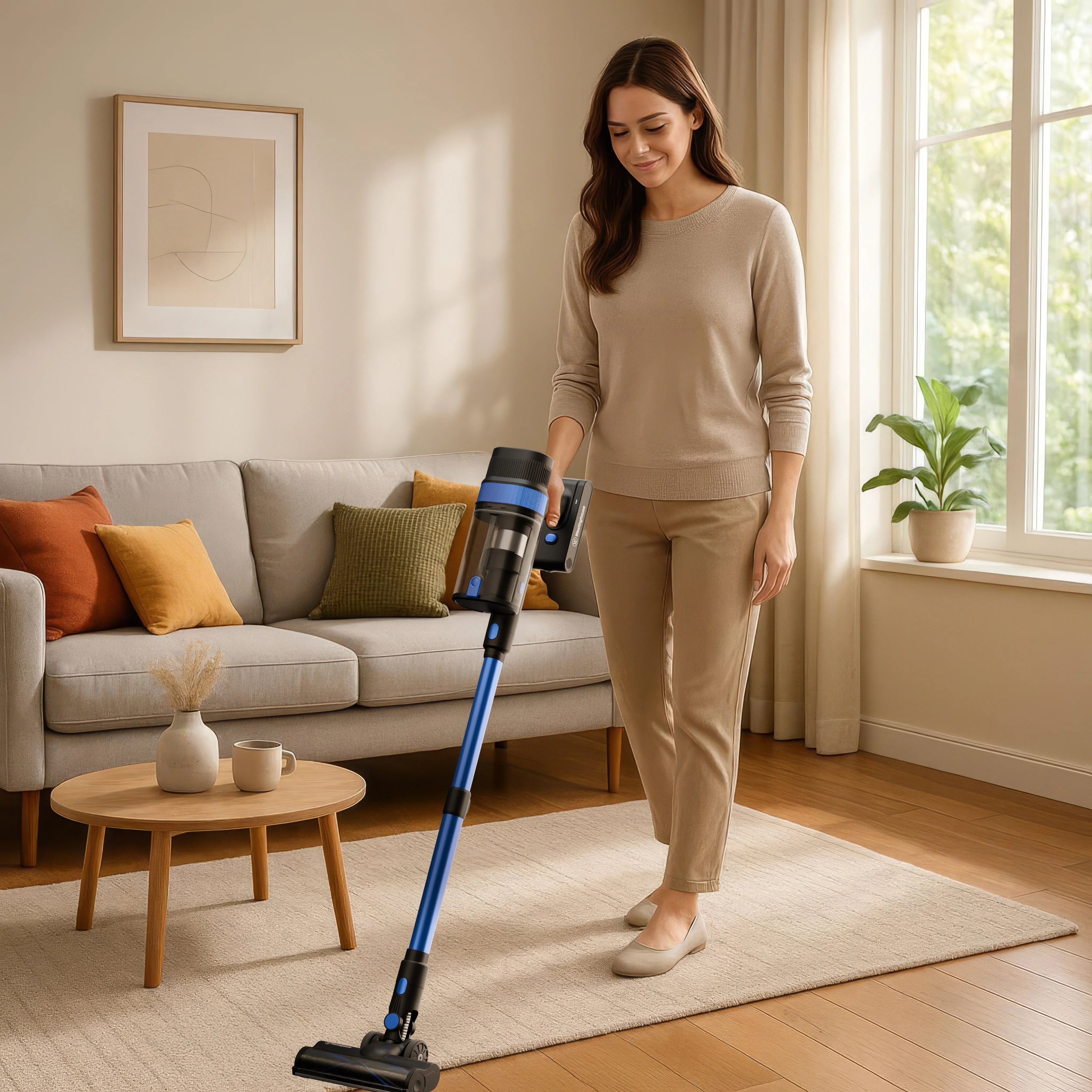 Westinghouse 350W Cordless Stick Vacuum with Intelligent Dust Sensor & DC Motor - Image 2