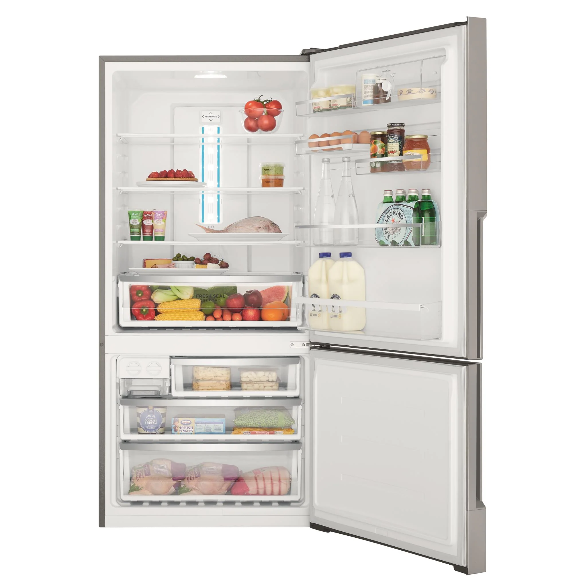 Westinghouse WBE5300SC-R 496L Bottom Mount Fridge (Stainless Steel) [Right] - Image 2