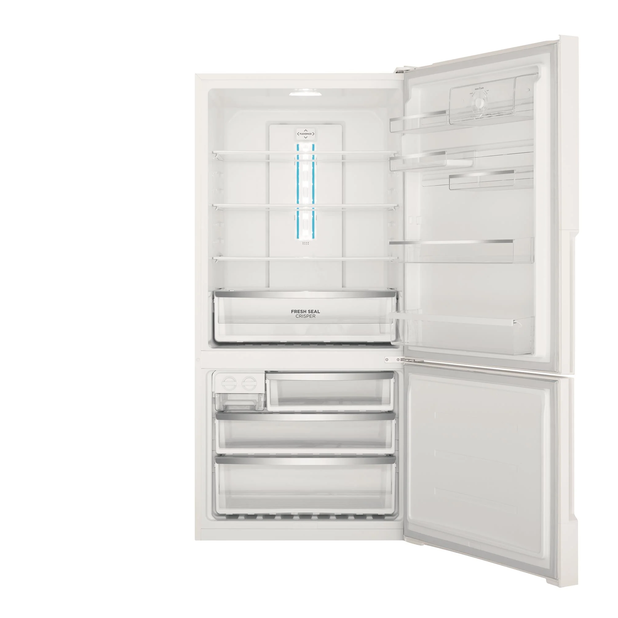 Westinghouse WBE5300WC-R 496L Bottom Mount Fridge (White) [Right] - Image 5