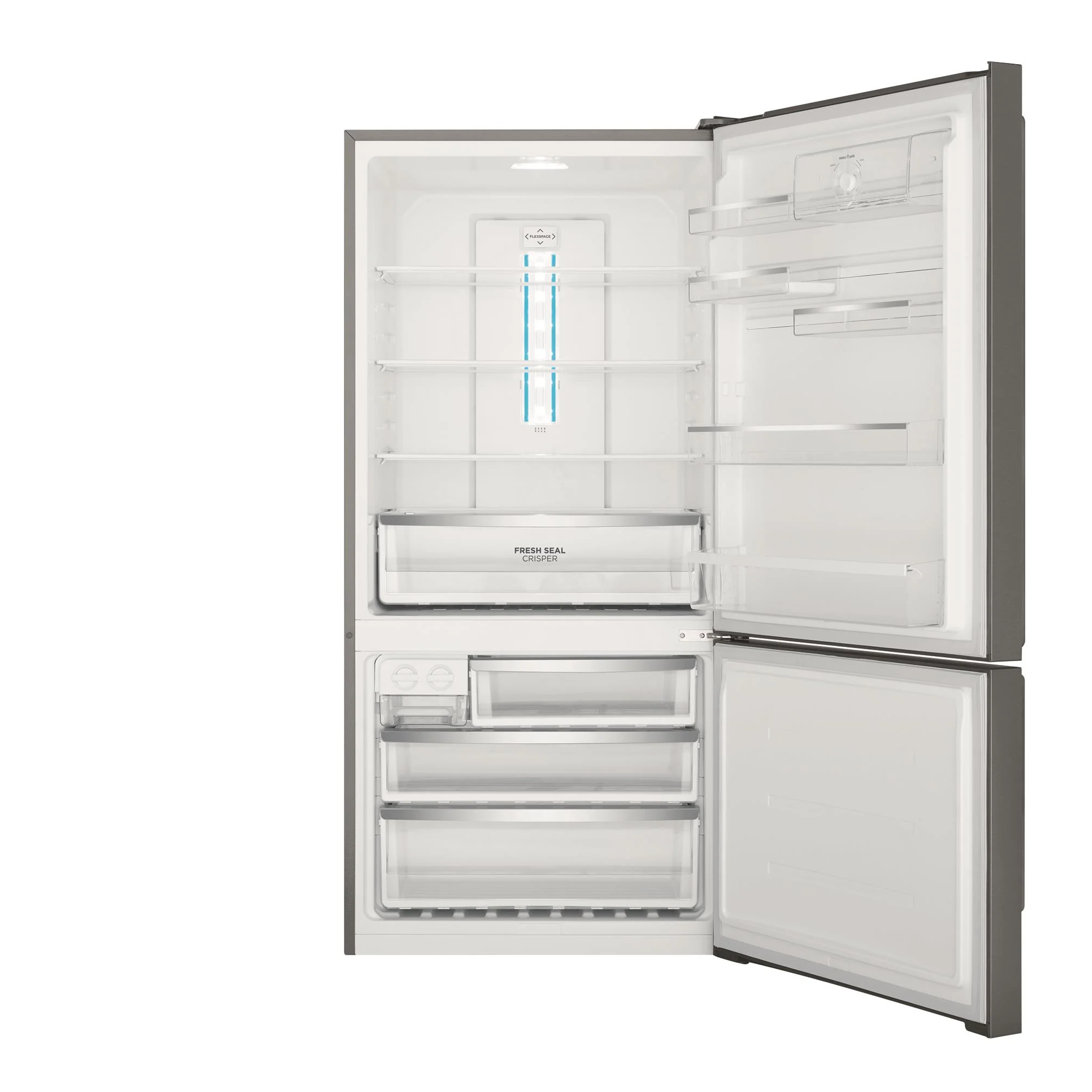 Westinghouse WBE5304BC-R 496L Bottom Mount Fridge (Dark Stainless Steel) [Right] - Image 4