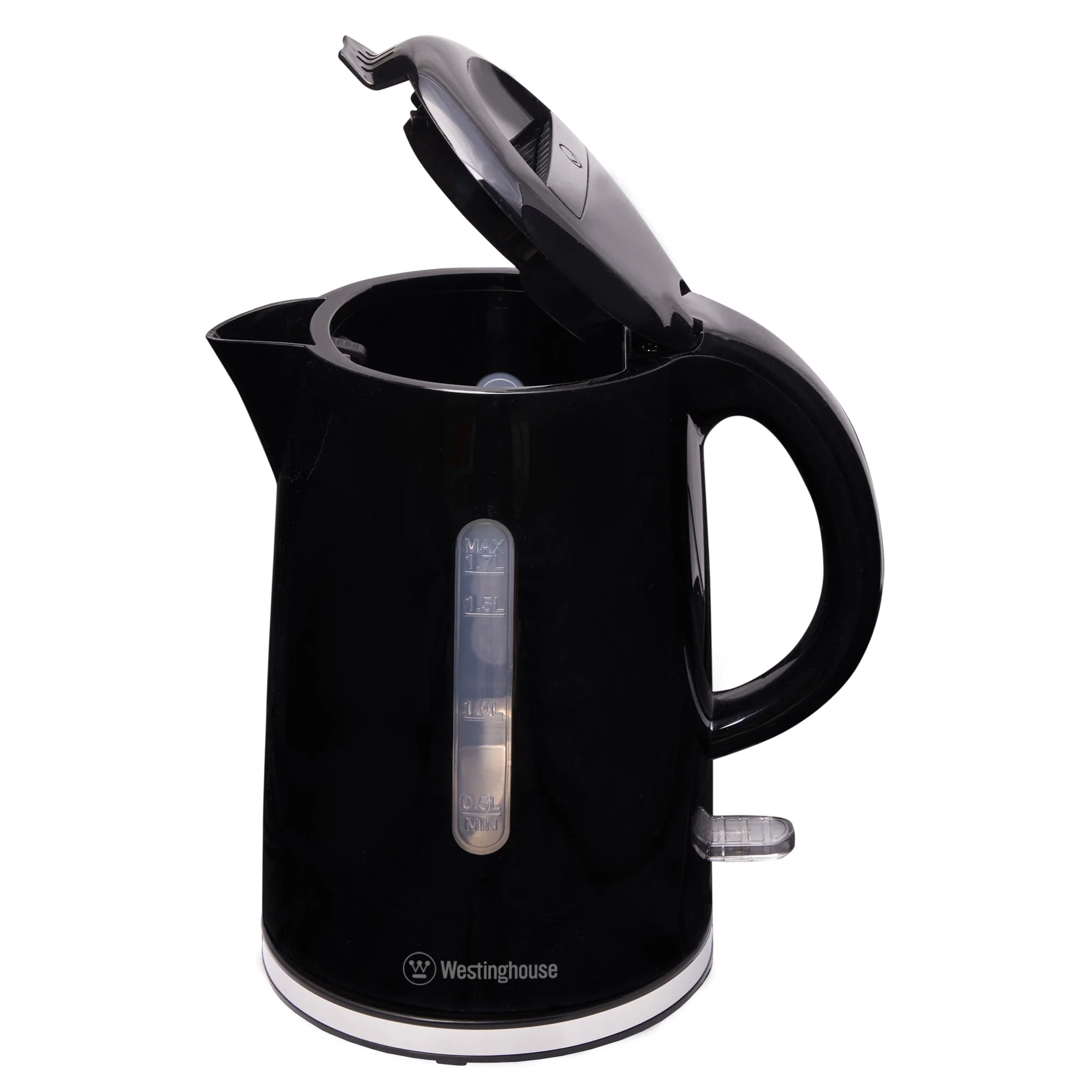 Westinghouse WHKE12K 1.7 L Electric Kettle with Silver-Trim Base (Black) - Image 6