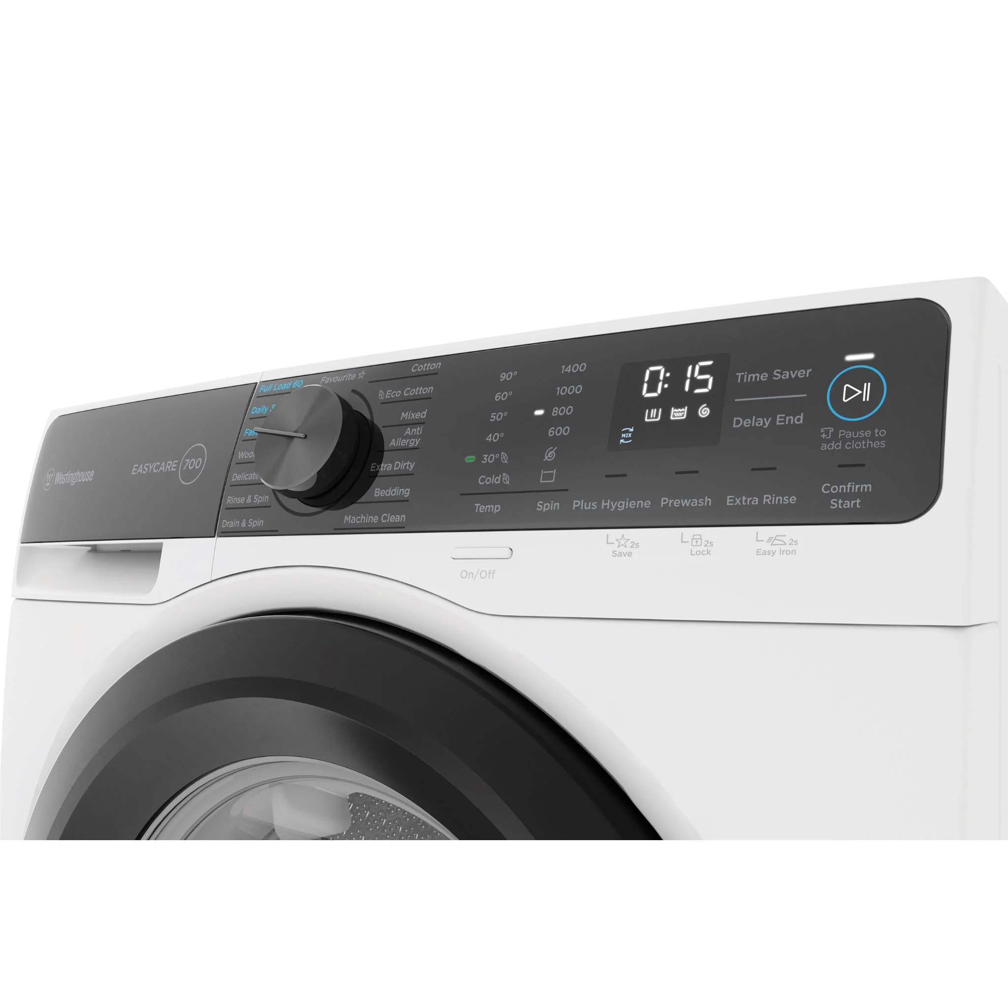 Westinghouse WWF1044M7WAS EasyCare 700 Series 10kg Front Load Washer (White) - Image 5