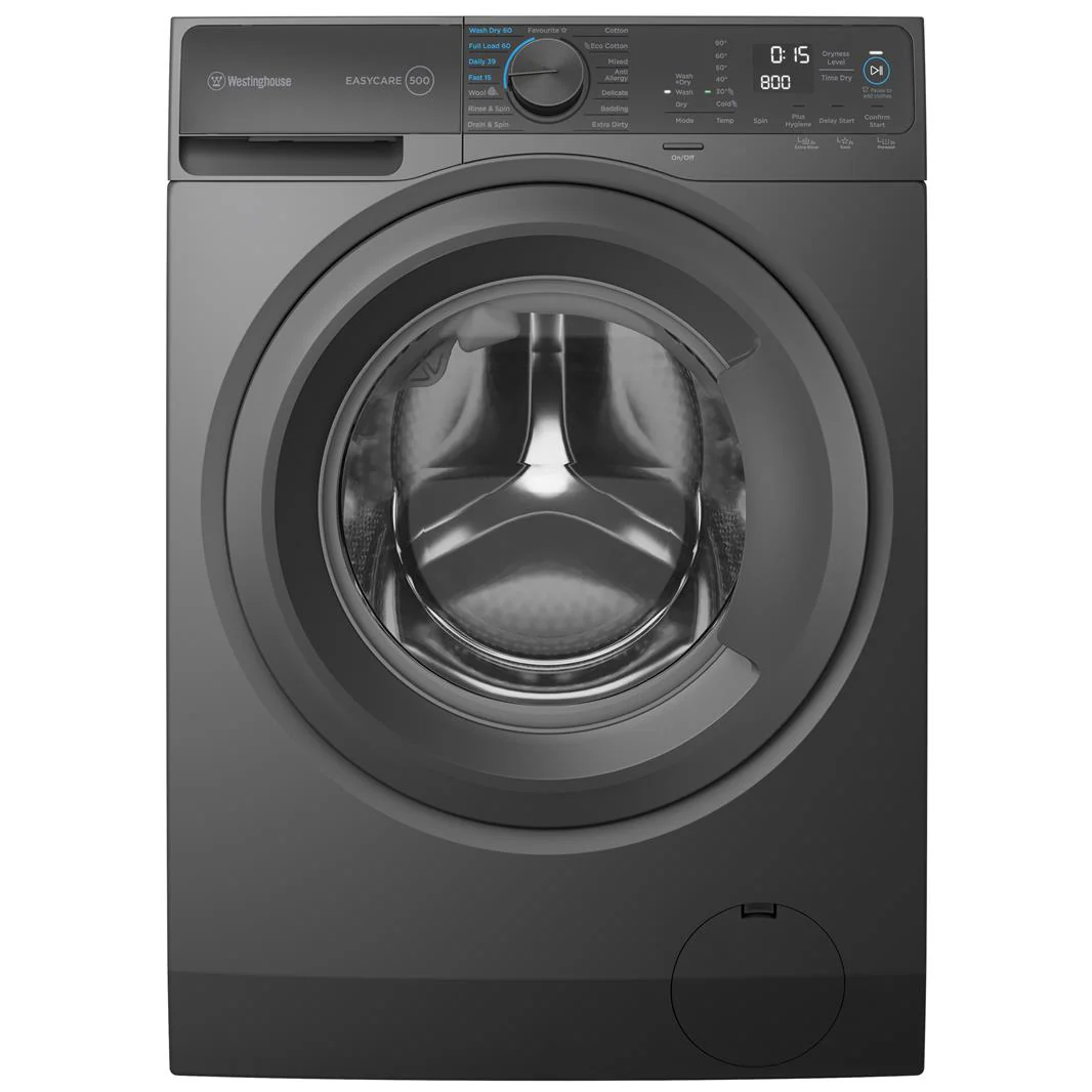 Westinghouse WWW9024M5SAS EasyCare 9kg/5kg Front Load Washer Dryer Combo (Dark Onyx)