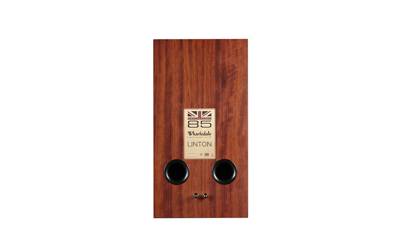 Wharfedale LINTON 85th Loudspeakers with Floor Stands - Pair (Mahogany) - Image 3
