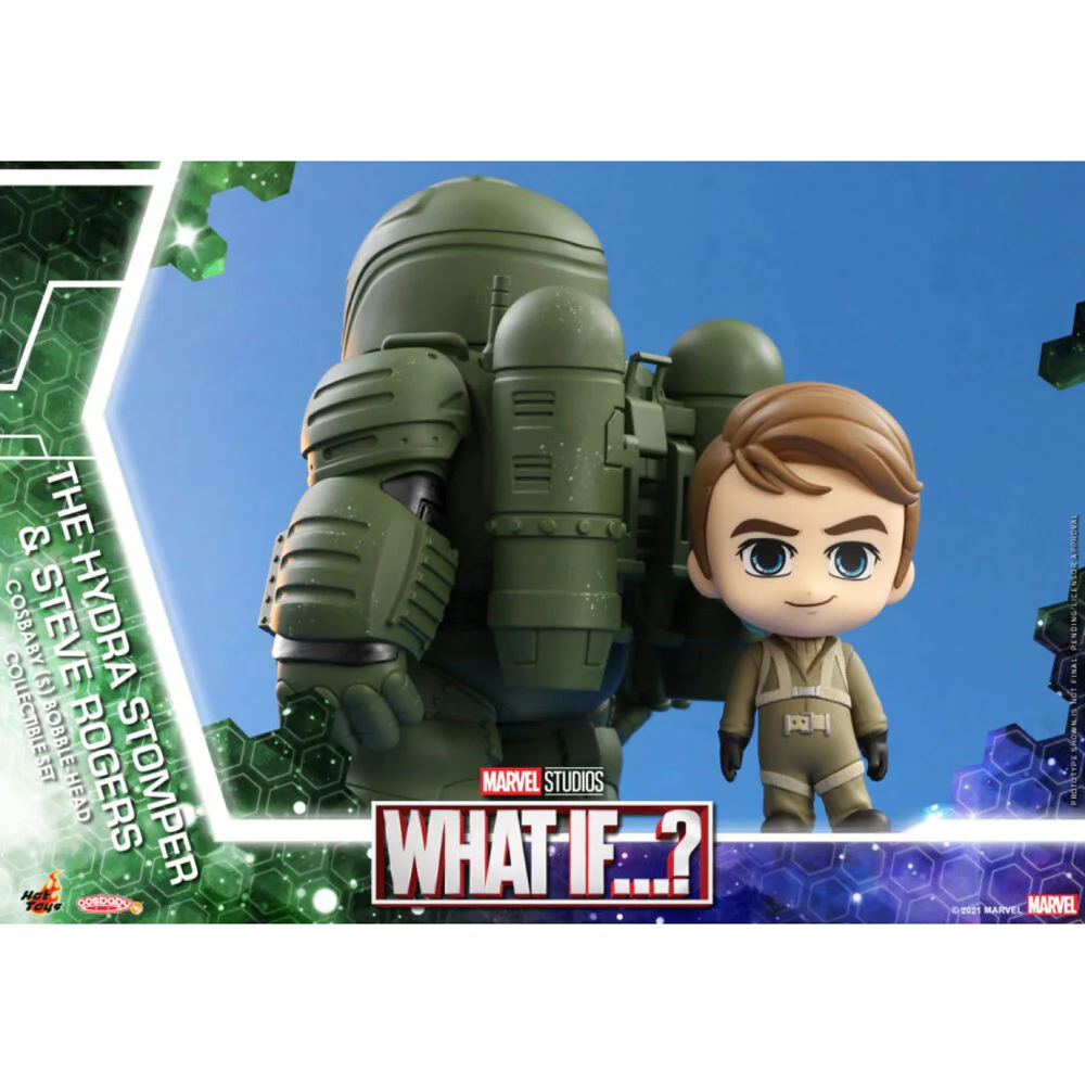What If Hydra Stomper & Steve Rogers Cosbaby Mini Figure Toy 15cm - Image 2