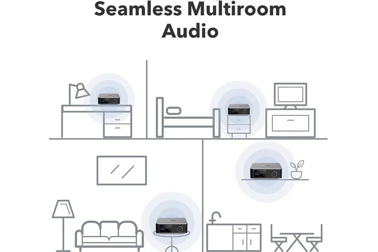 WiiM Ultra Wireless Audio Streamer and Digital Hub Silver - Image 5