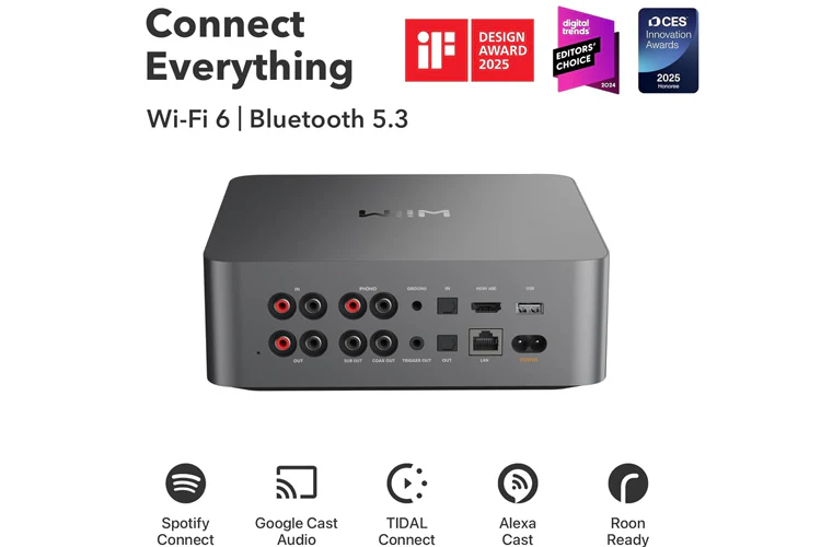 WiiM Ultra Wireless Audio Streamer and Digital Hub (Space Grey) - Image 2