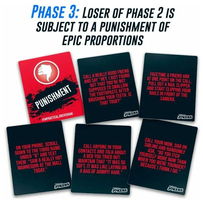 Wilder Games Impractical Jokers Box of Challenges Party Game - Image 6
