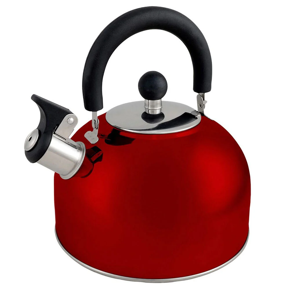 WildTrak 2.5L Stainless Steel Whistling Kettle (Red) - Image 2