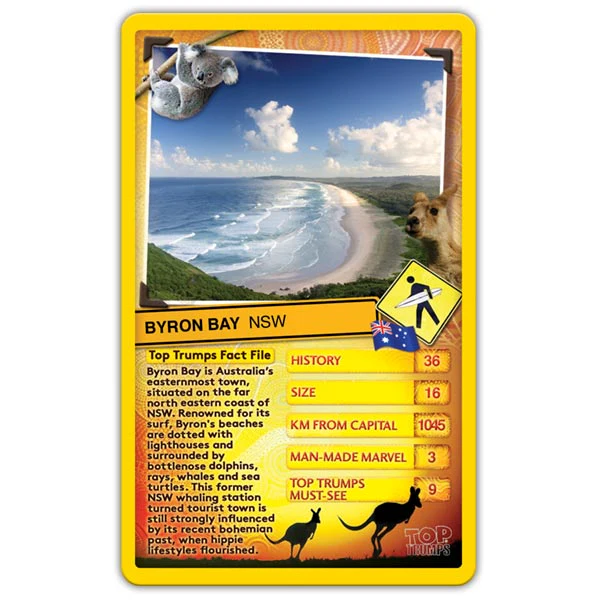 Winning Moves Top Trumps: Australia Top 30 Things to See Board Game - Image 2