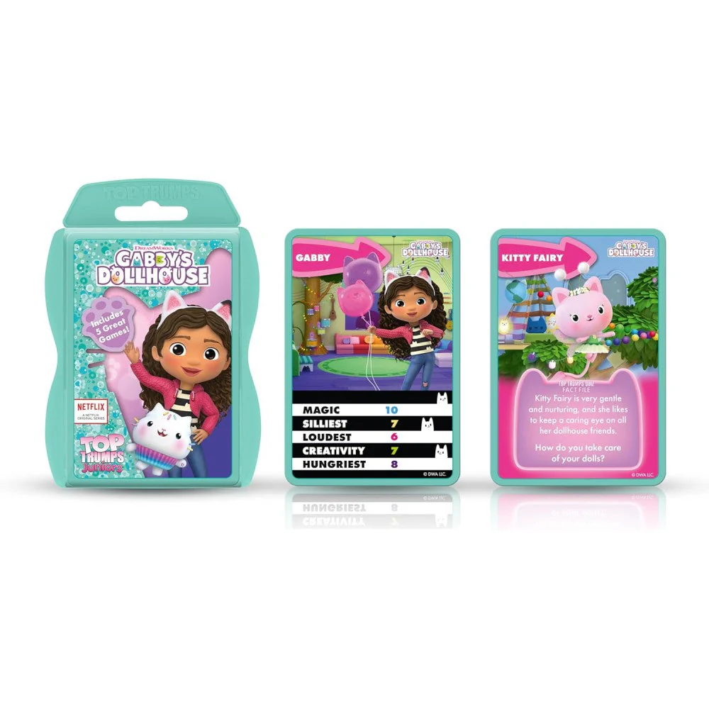 Winning Moves Top Trumps Juniors: Gabby's Dollhouse Board Game - Image 2