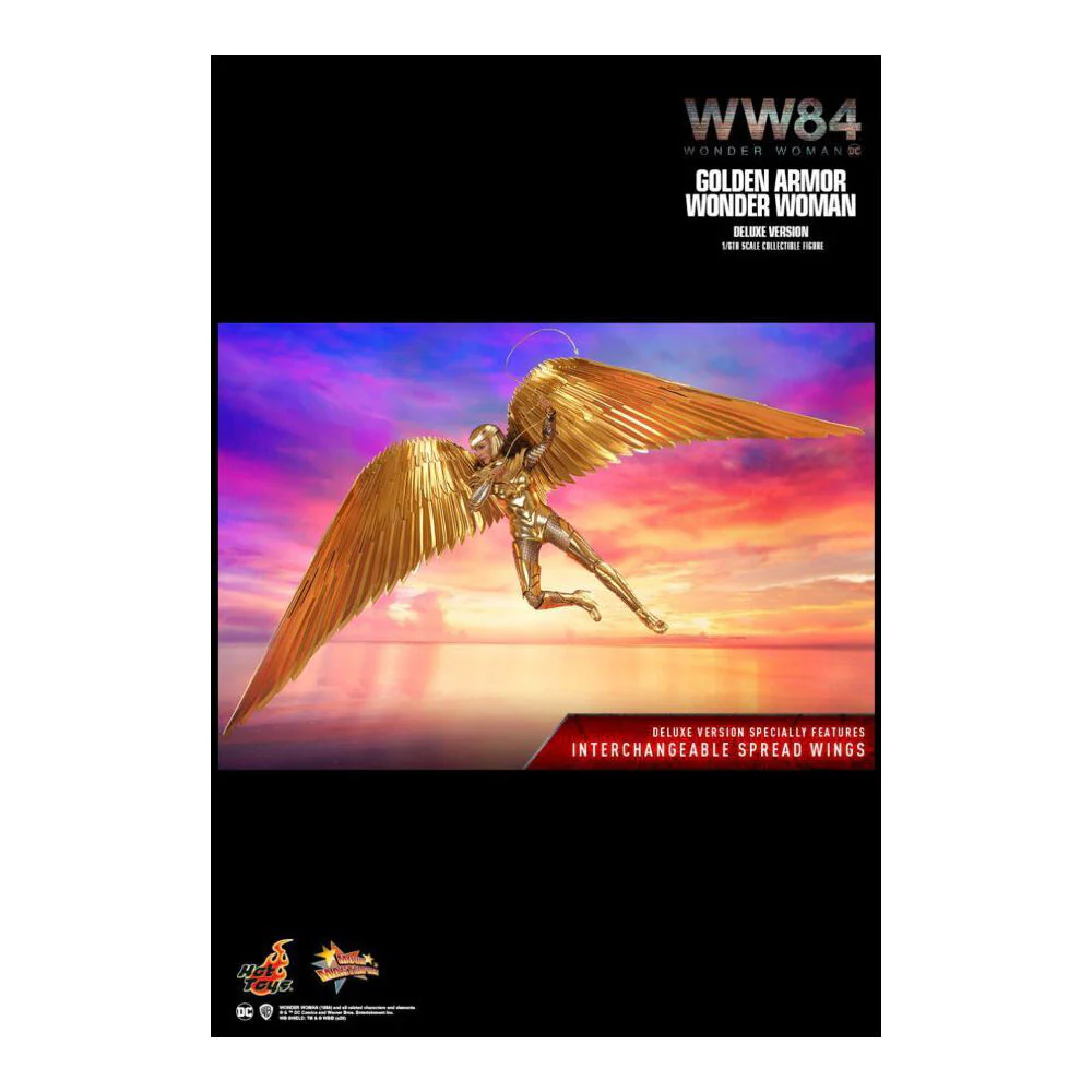 Wonder Woman 2 WW84 Golden Armor Deluxe 1:6 Scale Collectable Toy - Image 2