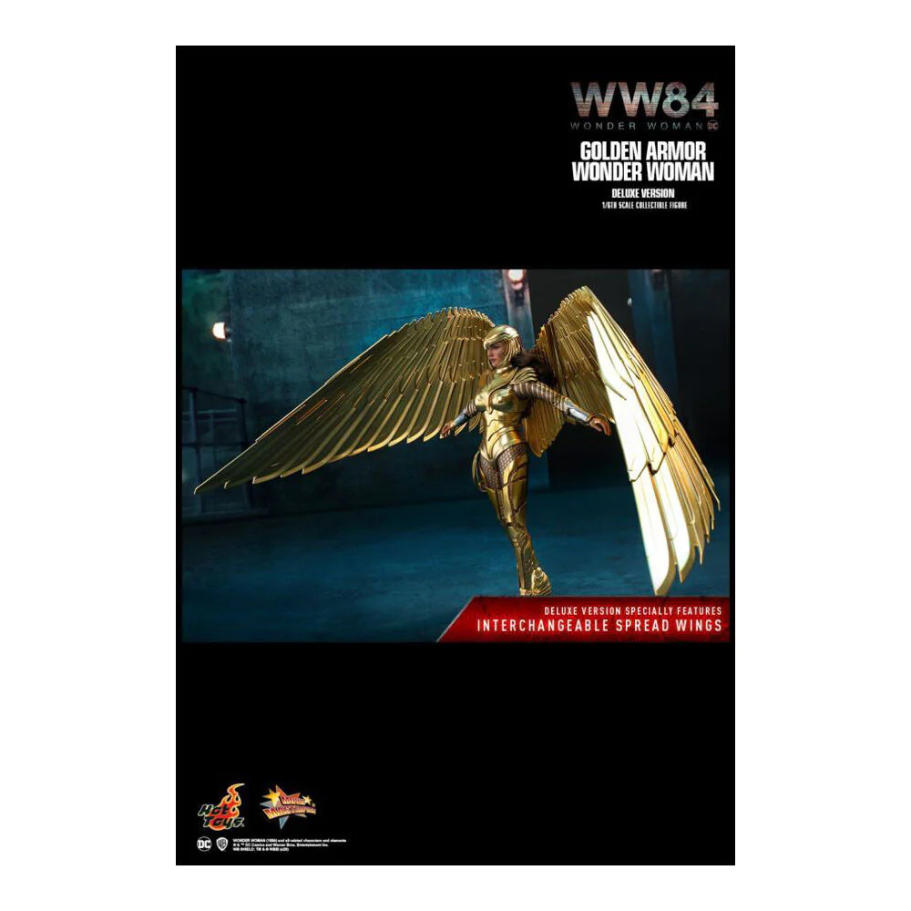 Wonder Woman 2 WW84 Golden Armor Deluxe 1:6 Scale Collectable Toy - Image 4