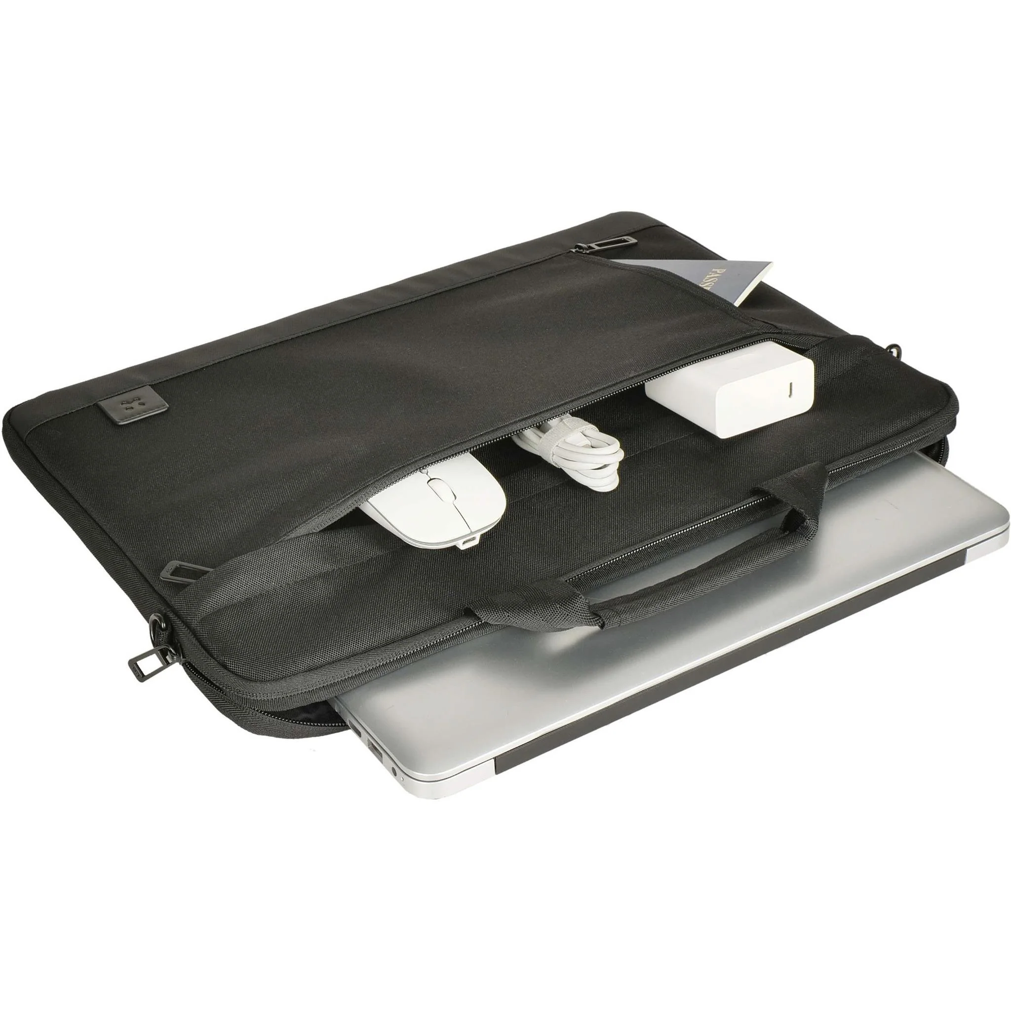 XCD 16" Urban Slimline Laptop Briefcase (Black) - Image 4