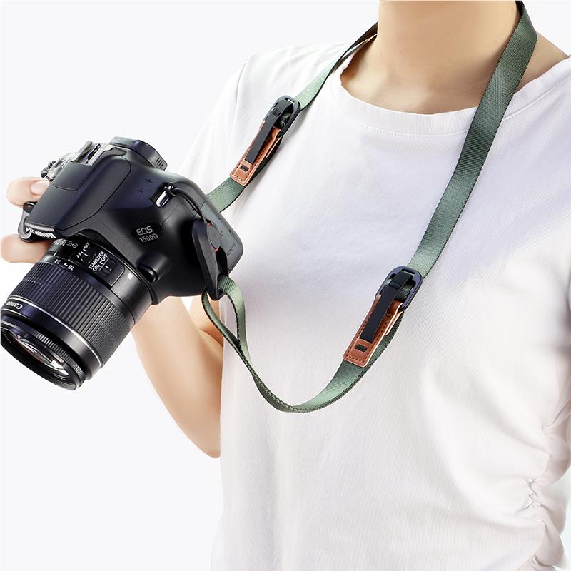 XCD Premium Slim Camera Neck Strap (Olive) - Image 2