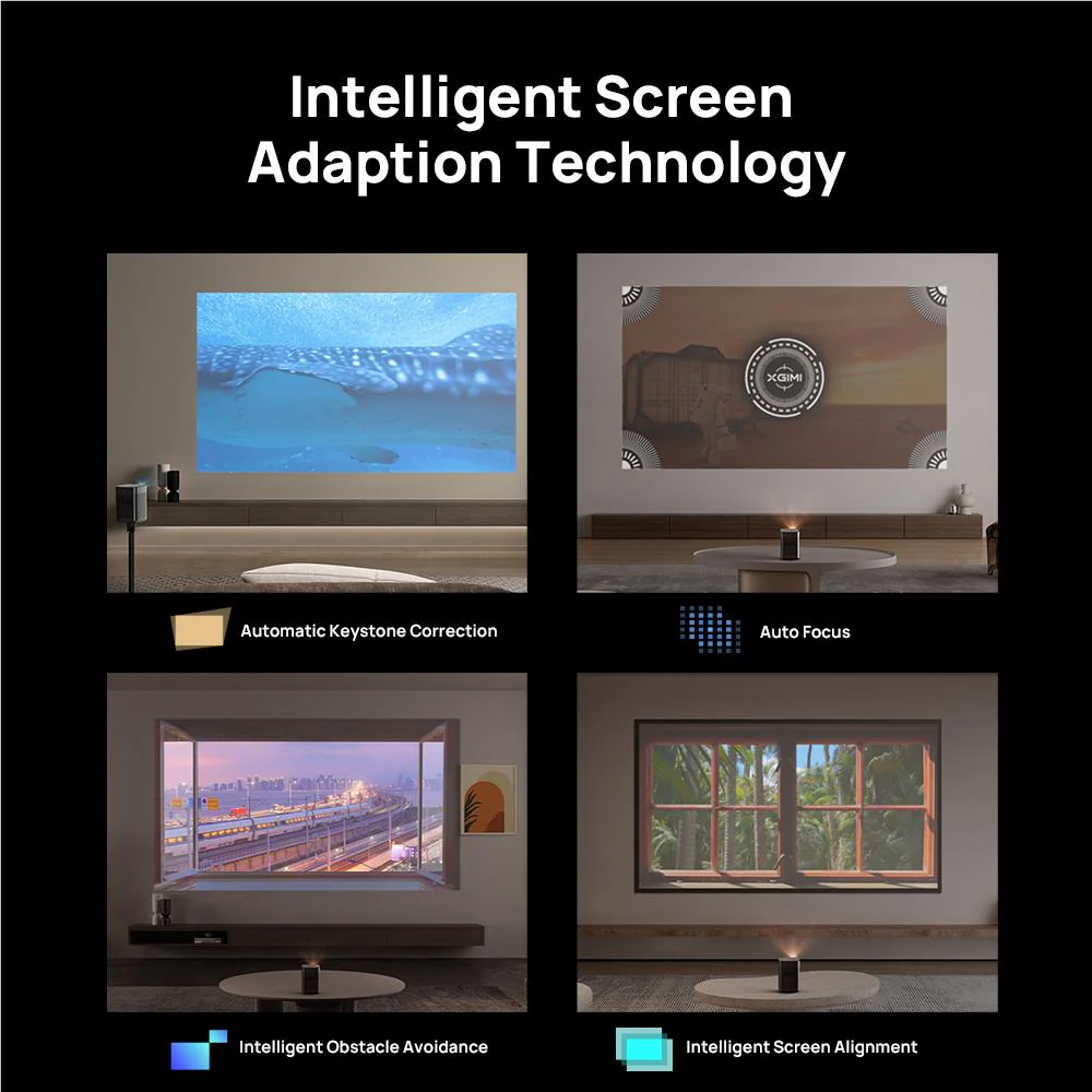 XGIMI Halo+ Full HD Portable Google TV Projector - Image 7