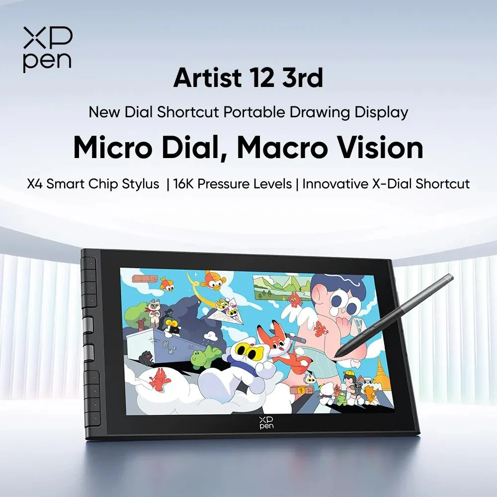 XPPen Artist 12 (3rd Gen) Pen Display - Image 2
