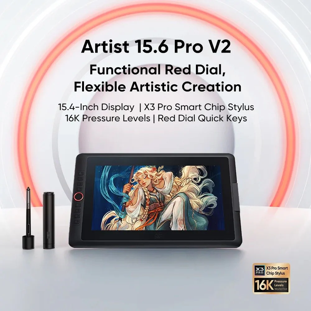 XPPen Artist Pro 15.6 V2 Pen Display - Image 2