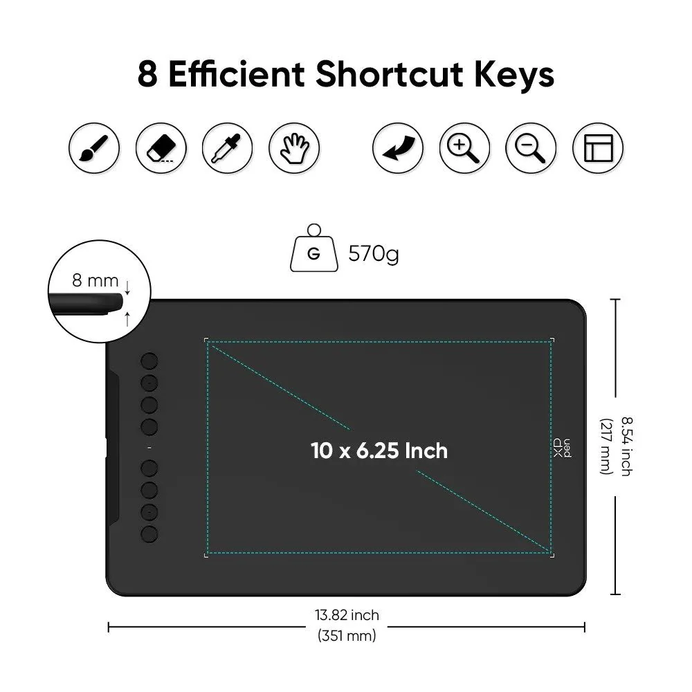 XPPen Deco 01 V3 Graphics Tablet - Image 4
