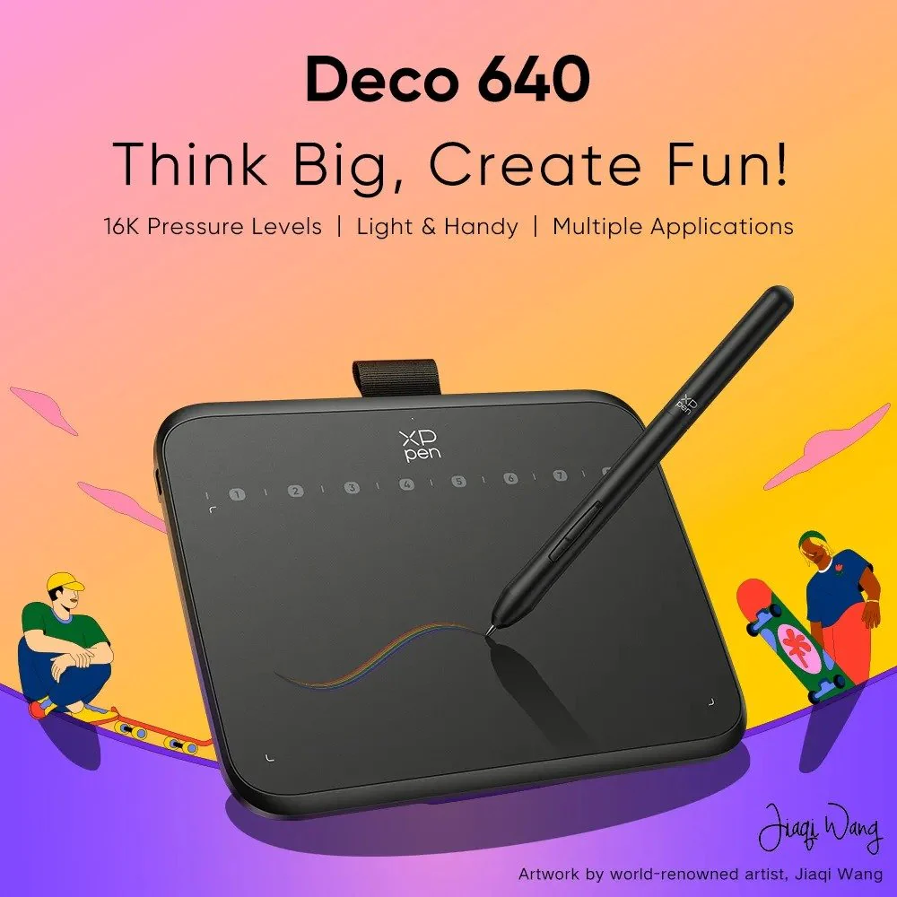 XPPen Deco 640 Graphics Tablet - Image 3