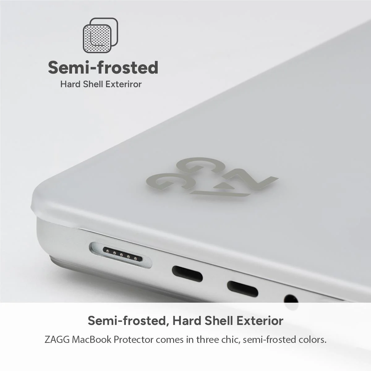 ZAGG Hardshell for MacBook Air 13" M4/M3/M2 (Clear) - Image 5