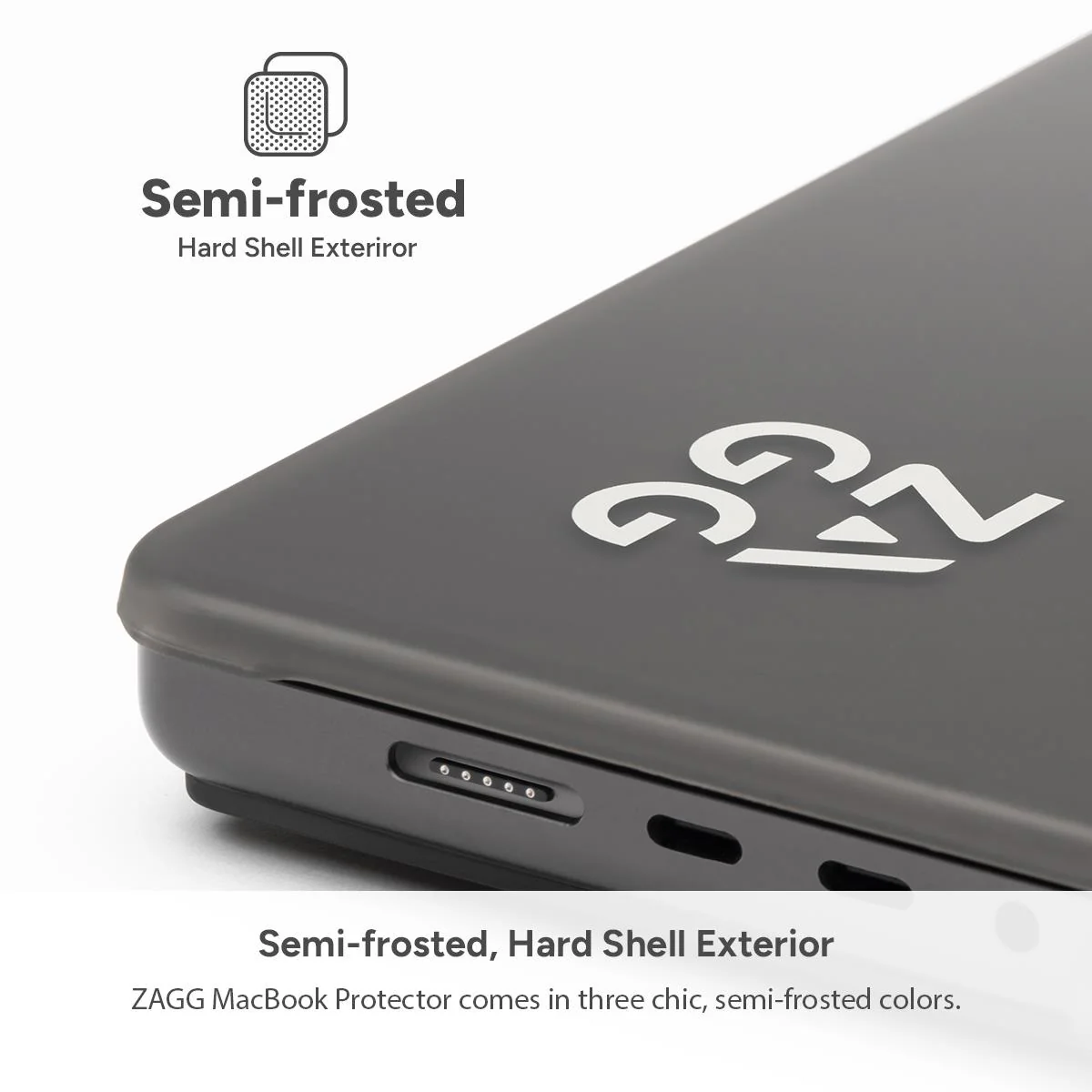 ZAGG Hardshell for MacBook Pro 16" M4/M3/M2/M1 (Smoke) - Image 5
